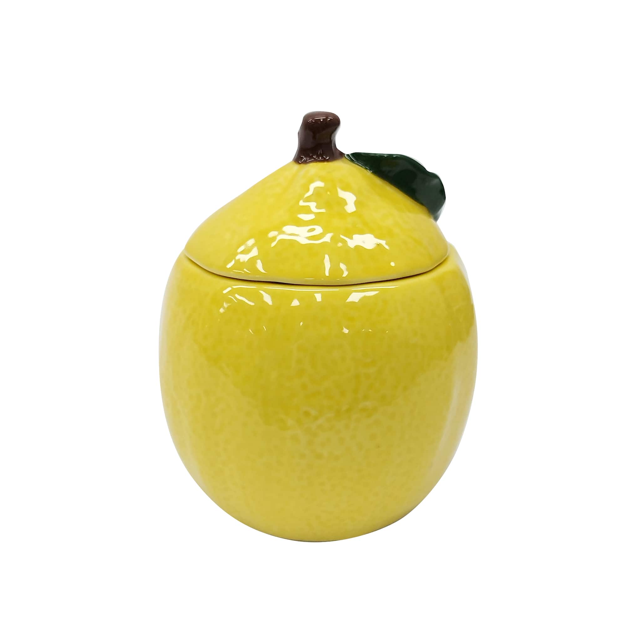 5.5" Lemon Ceramic Sugar Jar with Lid by Ashland®